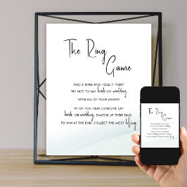 Mjuk Grönt för Möhippan Ring-spel Tvättar Poster