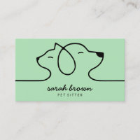 Mjuk Grönt Linjärt Logotyp Hund Kattfoder