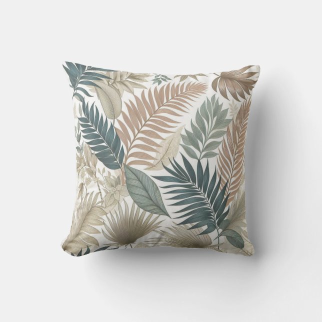 Mjuk  Grönt och brun dyna dyna Kudde (Framsida)