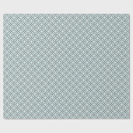 Mjuk Grönt och skiffergeometrisk Mönster Presentpapper