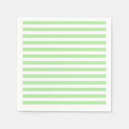 Mjuk Grönt och vitt Rand Pappersservett