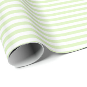Mjuk Grönt Papper Wrapping för Rand i Vita Presentpapper