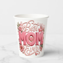 Mjuk Guld Mor Citat 3D Typografi | Elegant Flo