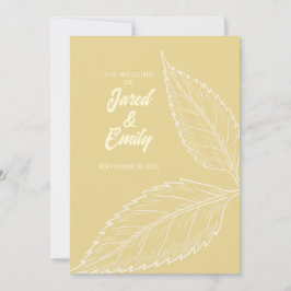 Mjuk guld vigselkort platt gratulationskort tack kort