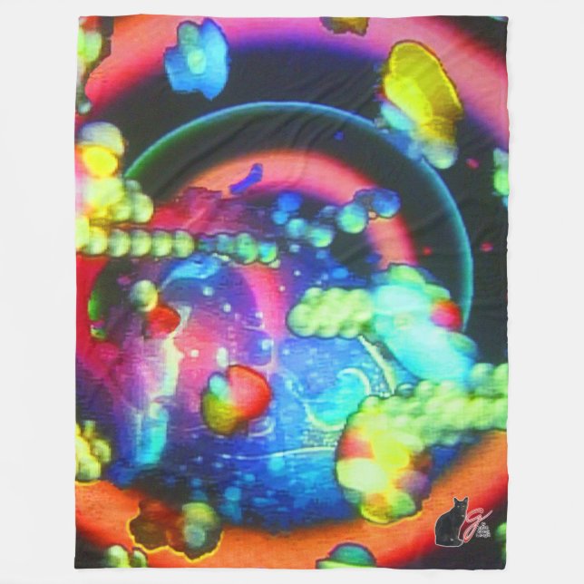 Mjuk Gyre Fleecefilt (Framsidan)