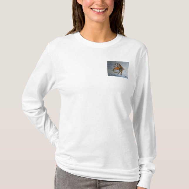 Mjuk Hacklefluga T Shirt (Framsida)