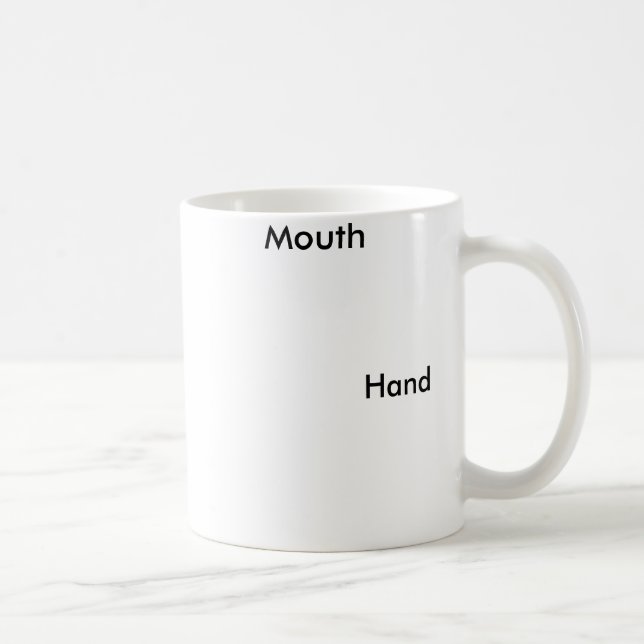 Mjuk hand och mun mugg (Höger)