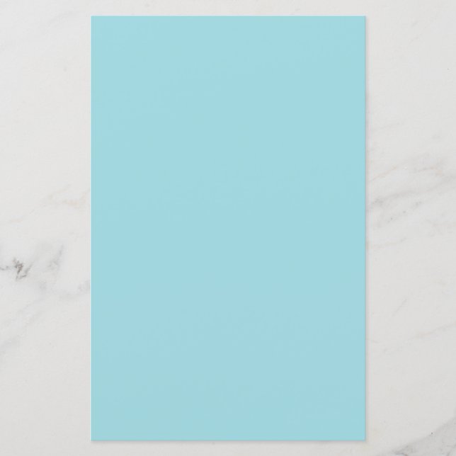Mjuk Himmel Blue Solid Färg (Framsida)