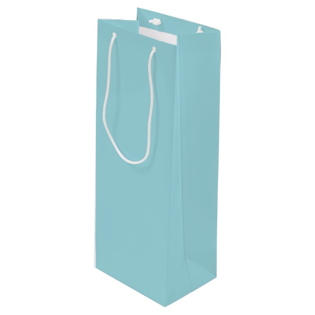 Mjuk Himmel Blue Solid Färg (Framsidan Vinklad)