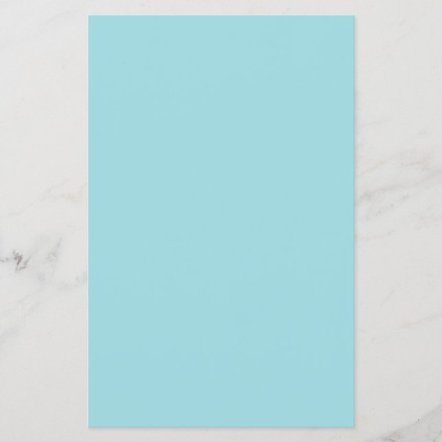 Mjuk Himmel Blue Solid Färg Flygblad (Framsidan)