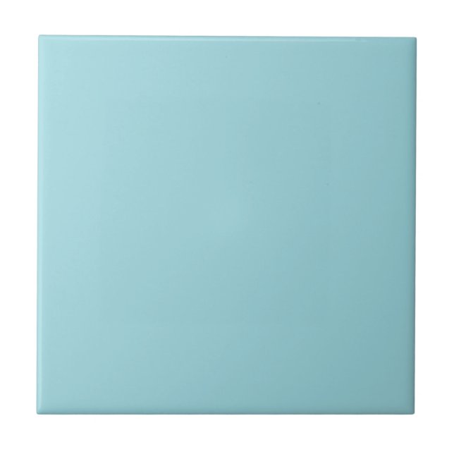 Mjuk Himmel Blue Solid Färg Kakelplatta (Framsidan)