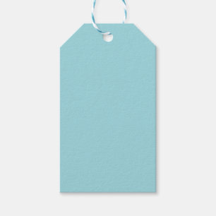 Mjuk Himmel Blue Solid Färg Presentetikett
