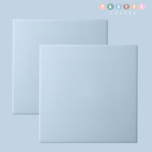 Mjuk himmel-ljus Pastel Baby blue Vita Färg Kakelplatta