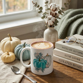 Mjuk höstpumpa kaffemugg