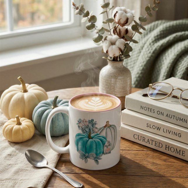 Mjuk höstpumpa kaffemugg (Skapare uppladdad)