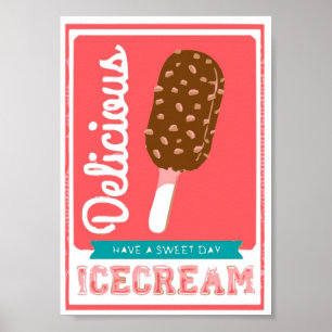 Mjuk is-Cream Poster