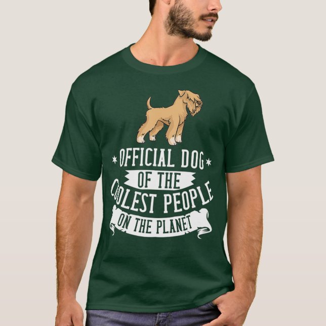 Mjuk Jackat ägare av Hund med hjulspår T Shirt (Framsida)