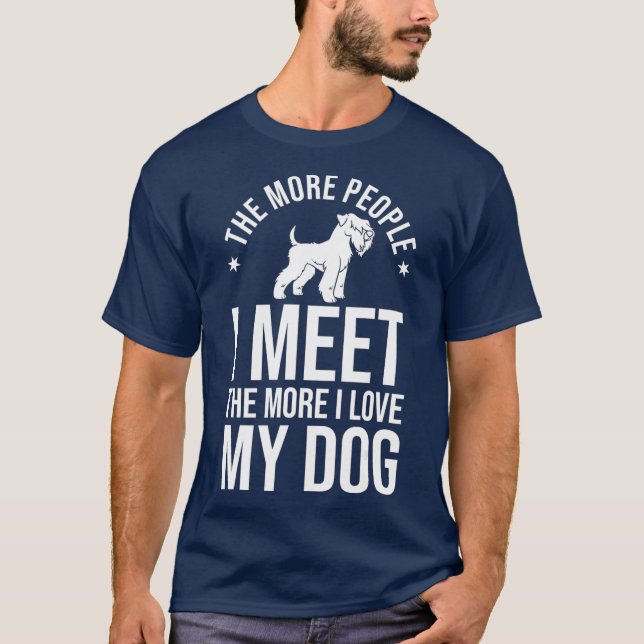 Mjuk Jackat ägare av Hund med hjulspår T Shirt (Framsida)