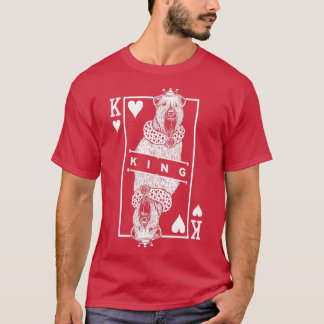 Mjuk Jackat hjulgående Kung av hearts funny D T Shirt
