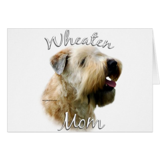 Mjuk Jackat hjulgående Terrier Mamma 2 Hälsningskort (Framsidan Horizontal)
