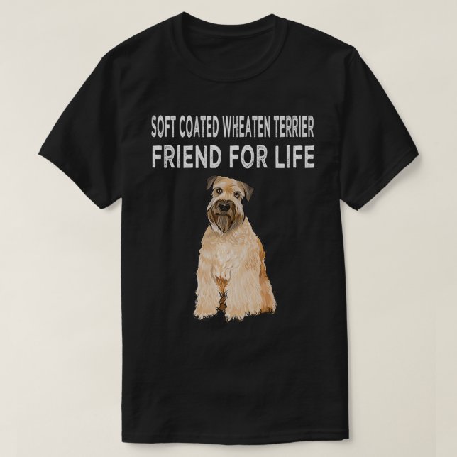 Mjuk Jackat Hjultrastervän för Life-Hund för T Shirt (Design framsida)