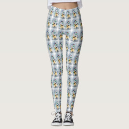 Mjuk Jackat jul för Wheaten Terrier Leggings