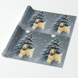 Mjuk Jackat jul för Wheaten Terrier Presentpapper