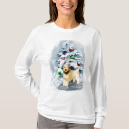 Mjuk Jackat jul för Wheaten Terrier Tee Shirt