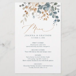 Mjuk, jordad tonfärgad Blommigt Vattenfärg Bröllop