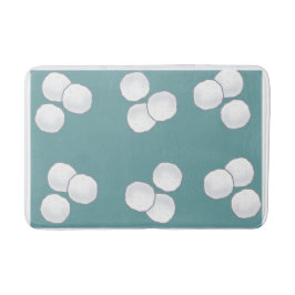 Mjuk kantmatta av Bollar från bomull med Elegant Badrumsmatta