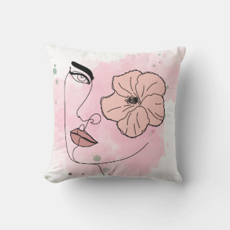 mjuk kastkudde i designstil kudde
