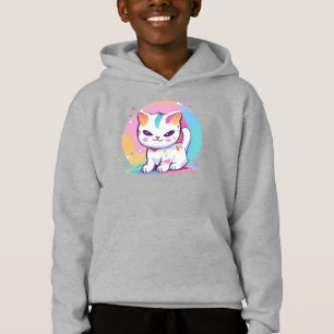 Mjuk katt med färgfläckar t shirt