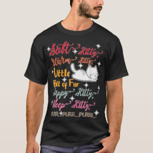 Mjuk Kattunge Warm Kattunge Lilla Boll i Päls sömn T Shirt