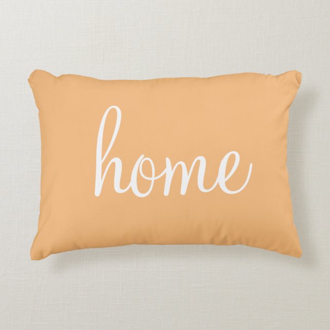 Mjuk korallatskudde för söt i färg prydnadskudde (Framsidan)