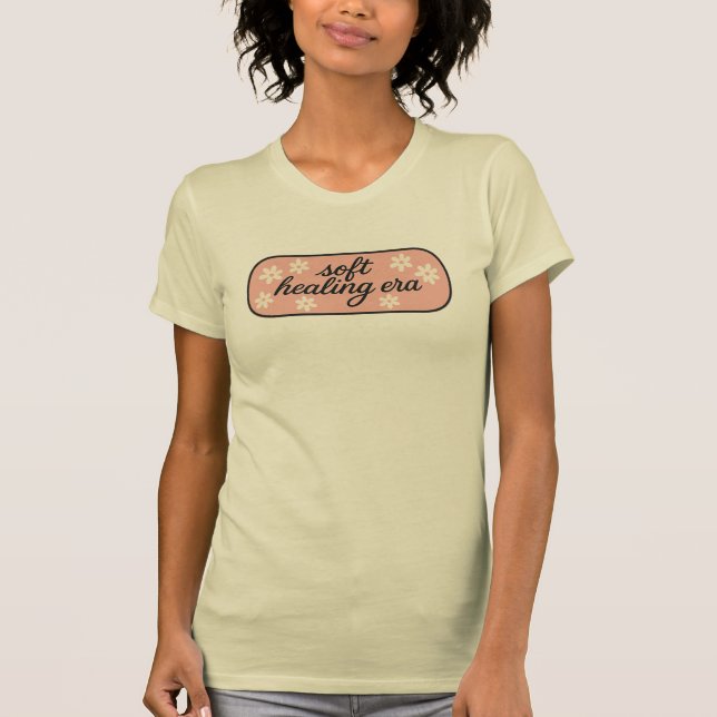 Mjuk LäkningsEra Retro Märke Dam T-Shirt (Framsida)