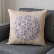 Mjuk lavendel och blekgrå blommig