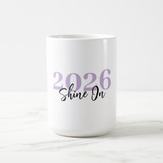 Mjuk Lavendel “Shine Bright” Nya Början –  Kaffemugg