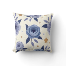 Mjuk lavender och blå Dekorativ kudde-design