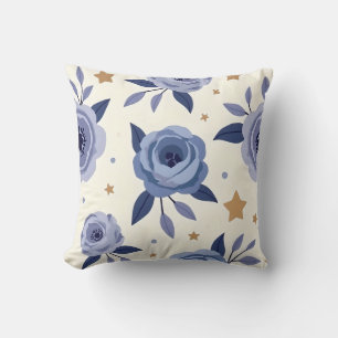 Mjuk lavender och blå Dekorativ kudde-design Kudde