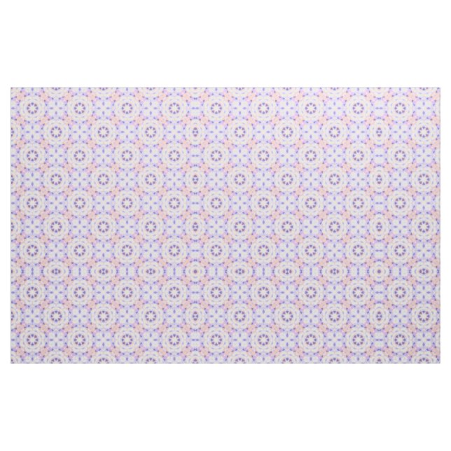 Mjuk Lila Pastel Rosa Upprepande Star Mönster Tyg (Fat Quarter)