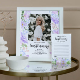 Mjuk Lila Petals  ditt favoritminne efter Poster