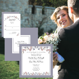 Mjuk Lila, Scottish Heather, Hearts Bröllop