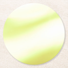 Mjuk Lime Tryckt Pappersunderlägg Underlägg Papper Rund