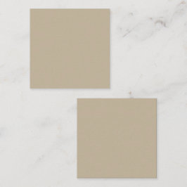 Mjuk Ljus Beige Bakgrund – Bröllopsdesign Fyrkantigt Visitkort