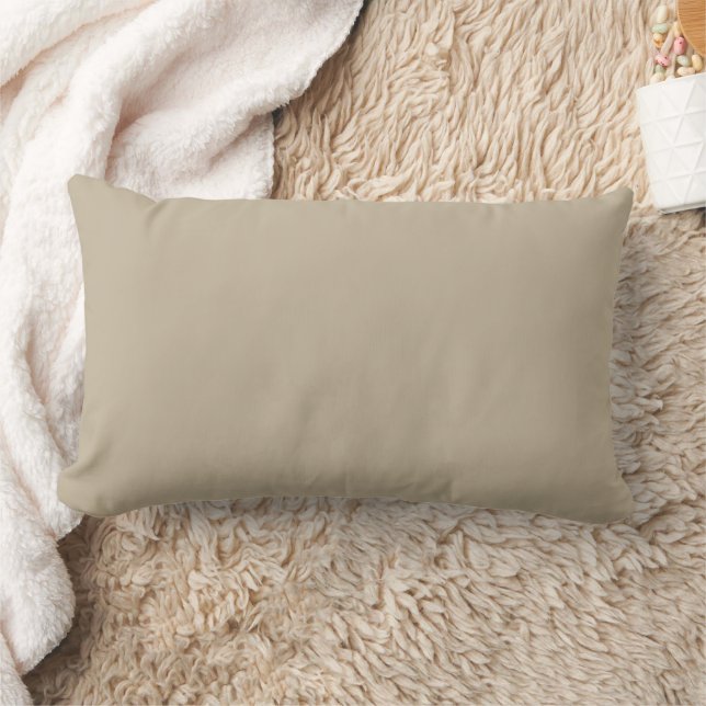 Mjuk Ljus Beige Bakgrund – Bröllopsdesign Lumbarkudde (Filt)