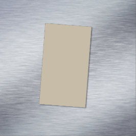 Mjuk Ljus Beige Bakgrund – Bröllopsdesign Magnetiska Visitkort