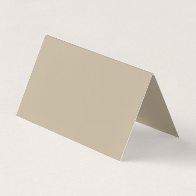 Mjuk Ljus Beige Bakgrund – Bröllopsdesign Visitkort (Framsida)