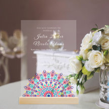 Mjuk luddermör Pampas Grass Mandala Bröllop