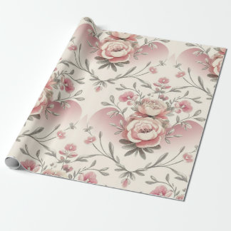 Mjuk Luxury Watercolor Gift-figursättning Presentpapper