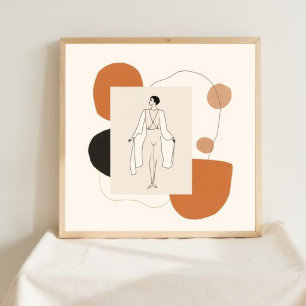 Mjuk makt – minimalistisk feminin väggkonst